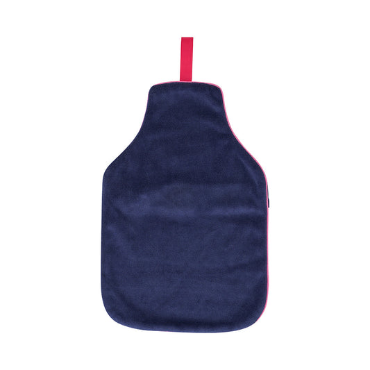 Annabel Trends Velvet Hot Water Bottle Cover - Cosy Luxe - Sapphire Blue - 37x23cm