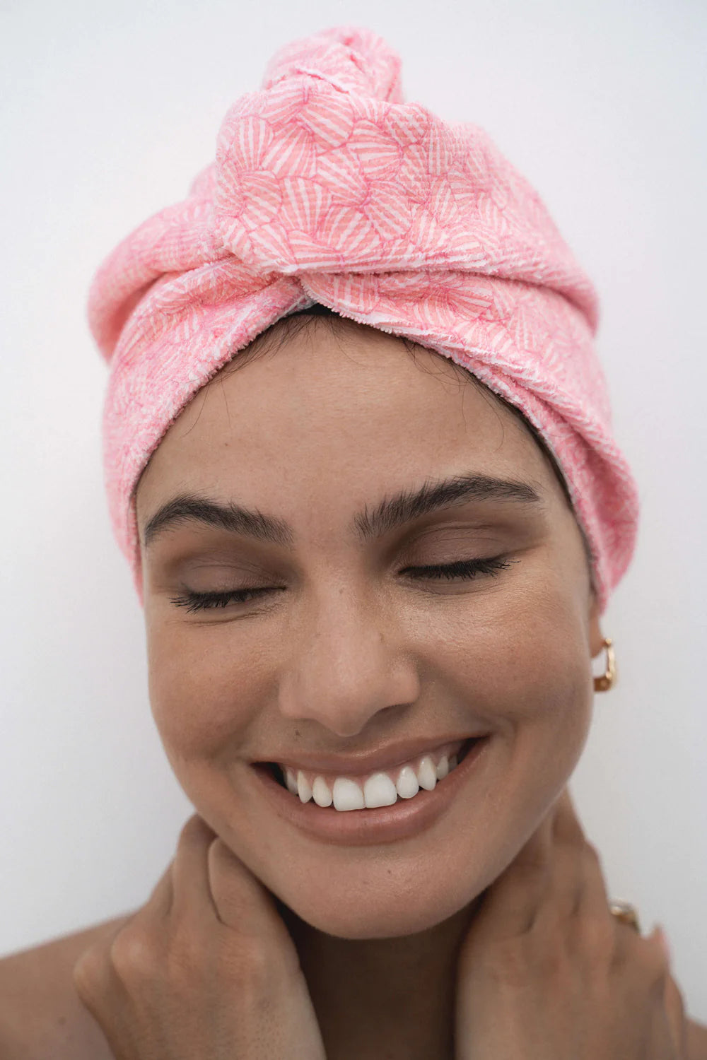 Louvelle Riva Hair Towel Wrap - Sweet Shells