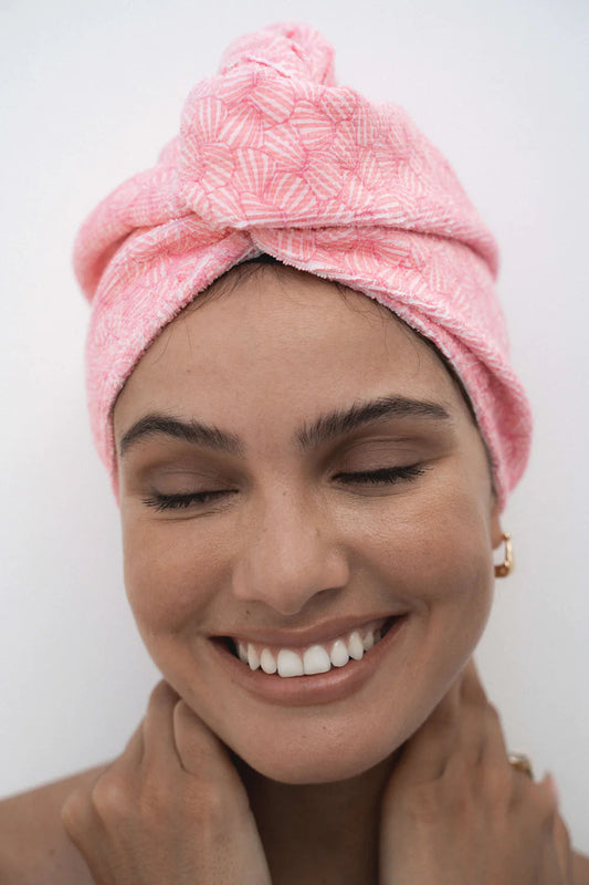 Louvelle Riva Hair Towel Wrap - Sweet Shells