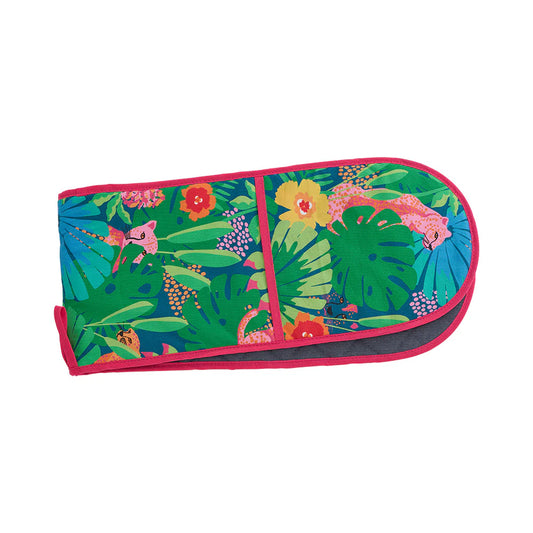 Annabel Trends Double Oven Mitt - Cotton - Cheetah - 82x18cm