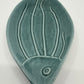 Pure Homewares Ceramic Fish Plate - Green - 30x10cm