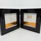 Thomas Kent Photo Frames - 10x10cm - Double Ebony Folding Frame