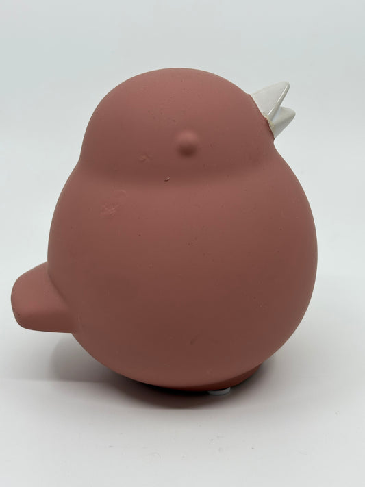 Coast to Coast Ceramic Bird - Pastel Red - 13x13x10cm