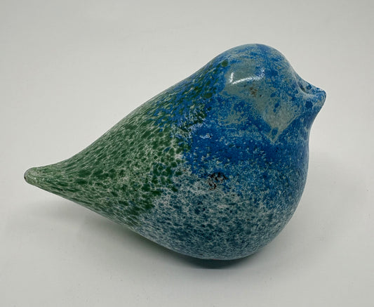 Pure Homewares Resin Bird - Blue and Green - 10x6x5cm