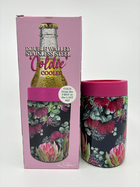 Lisa Pollock Coldie Can Stubby Holder - Blush Beauty