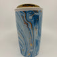 Ashdene Mystic Marble Double Walled Reusable Travel Mug - Blue Glacier - 9x15cm