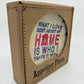 Natural Life Appetiser Plates - What I love Most About Home Is Who I Share it With - Set of 4