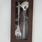 The Russell Collection Silver Salad Servers - 26cm