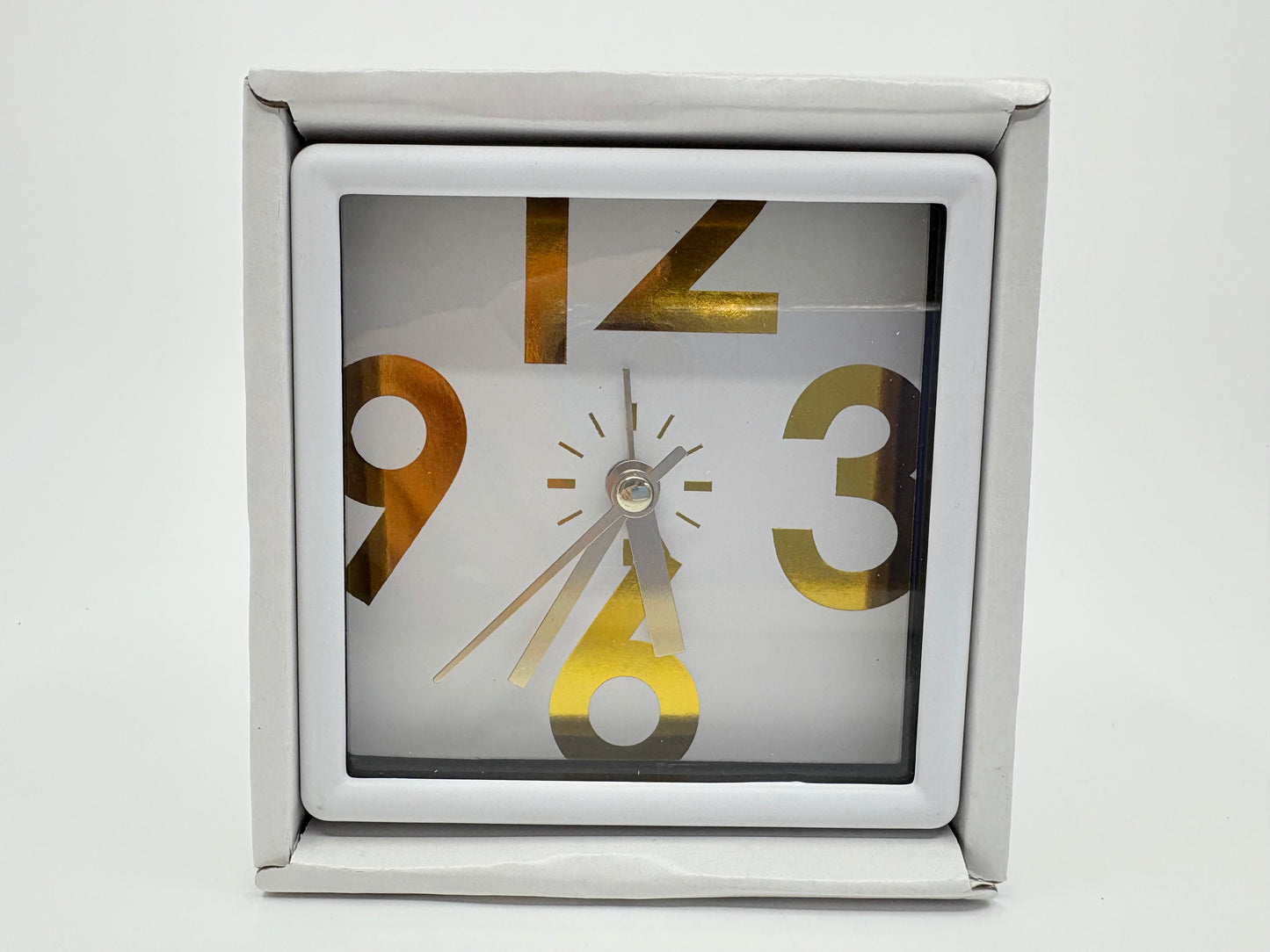 Emporium Home Lani Mantle Clock - 10x10x5cm