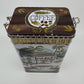 Gillian Martin Coffee With Clip Lid Metal Storage Tin - 10.8cm x 7.3cm x 18.3cm
