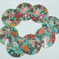 Lala Land Set of 8 Illustrated Coasters - Floral Explosion - 10x0.5cm