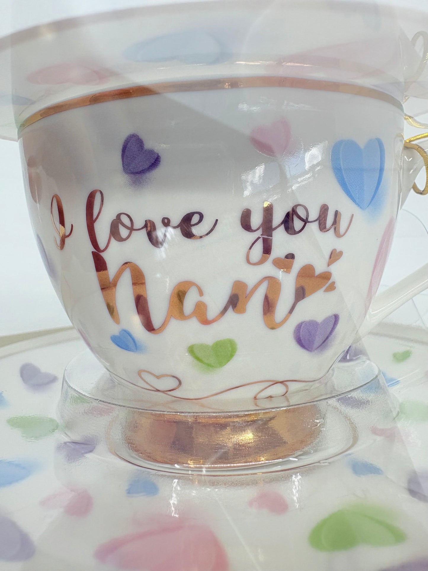 Landmark Tea and Saucer set - I Love You Nan - 200ml