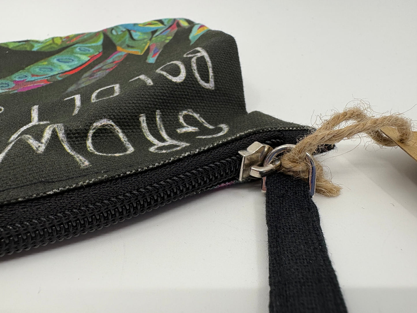 Michelle Allen Designs Canvas Look Makeup Pouch - Bloom Bright - 20x14cm
