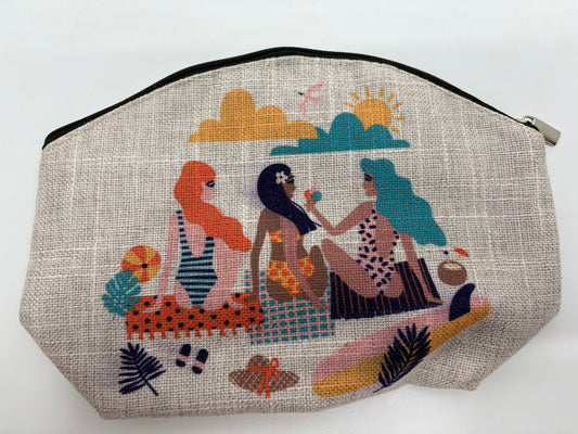 Lavida Cosmetic Bag with Water Proof Lining - 23x15cm