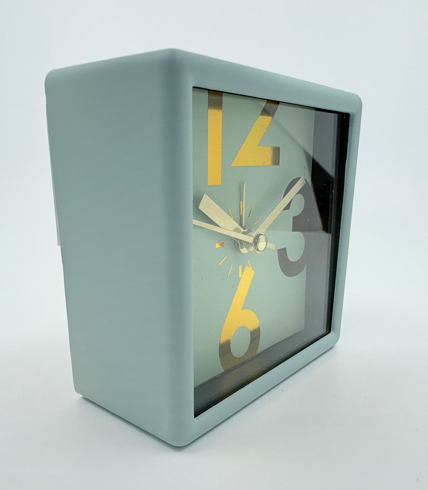 Emporium Home Lani Mantle Clock - Mint - 10x10x5cm