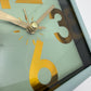 Emporium Home Lani Mantle Clock - Mint - 10x10x5cm