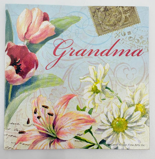 Carol's Rose Garden Magnet - Grandma - 9x9cm