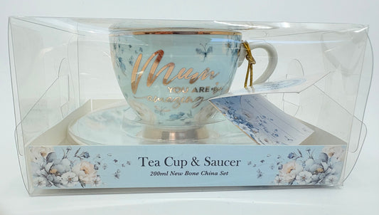 Landmark Mum You Are Amazing - Tea and Saucer set - 200ml