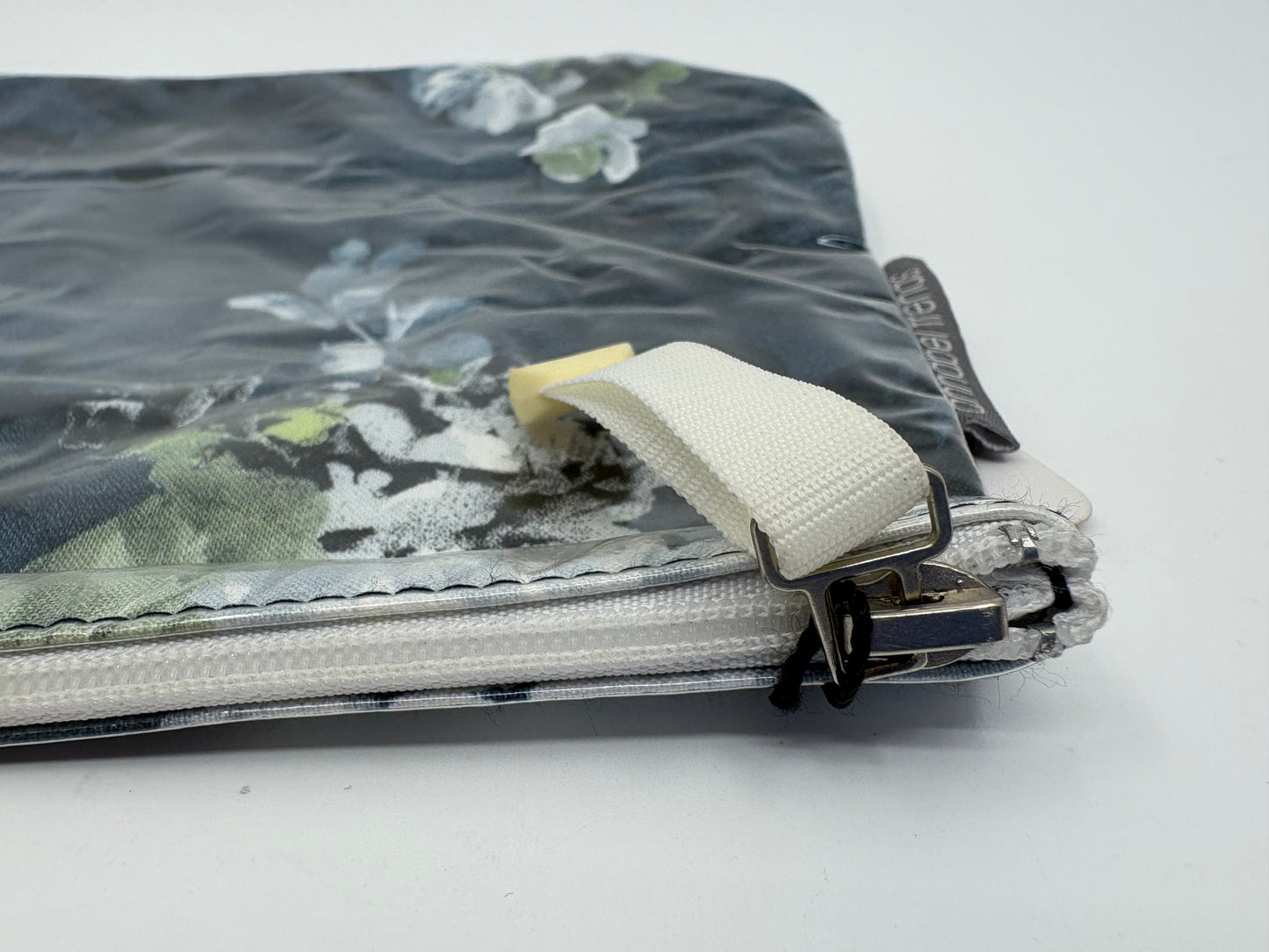 Annabel Trends Australian Made Large Cosmetics Bag - Blue Floral - 32x19cm