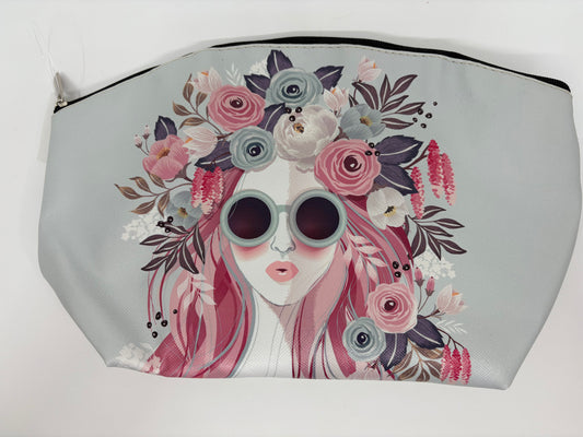 Lavida Floral Sunglasses Cosmetics Purse - 28x20cm