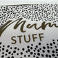 Splosh 'Mum Stuff' Cosmetic Bag - 28cm x 15cm