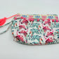 Canvas Look Wrist Pouch - Multicolour Zebras - 25x20cm