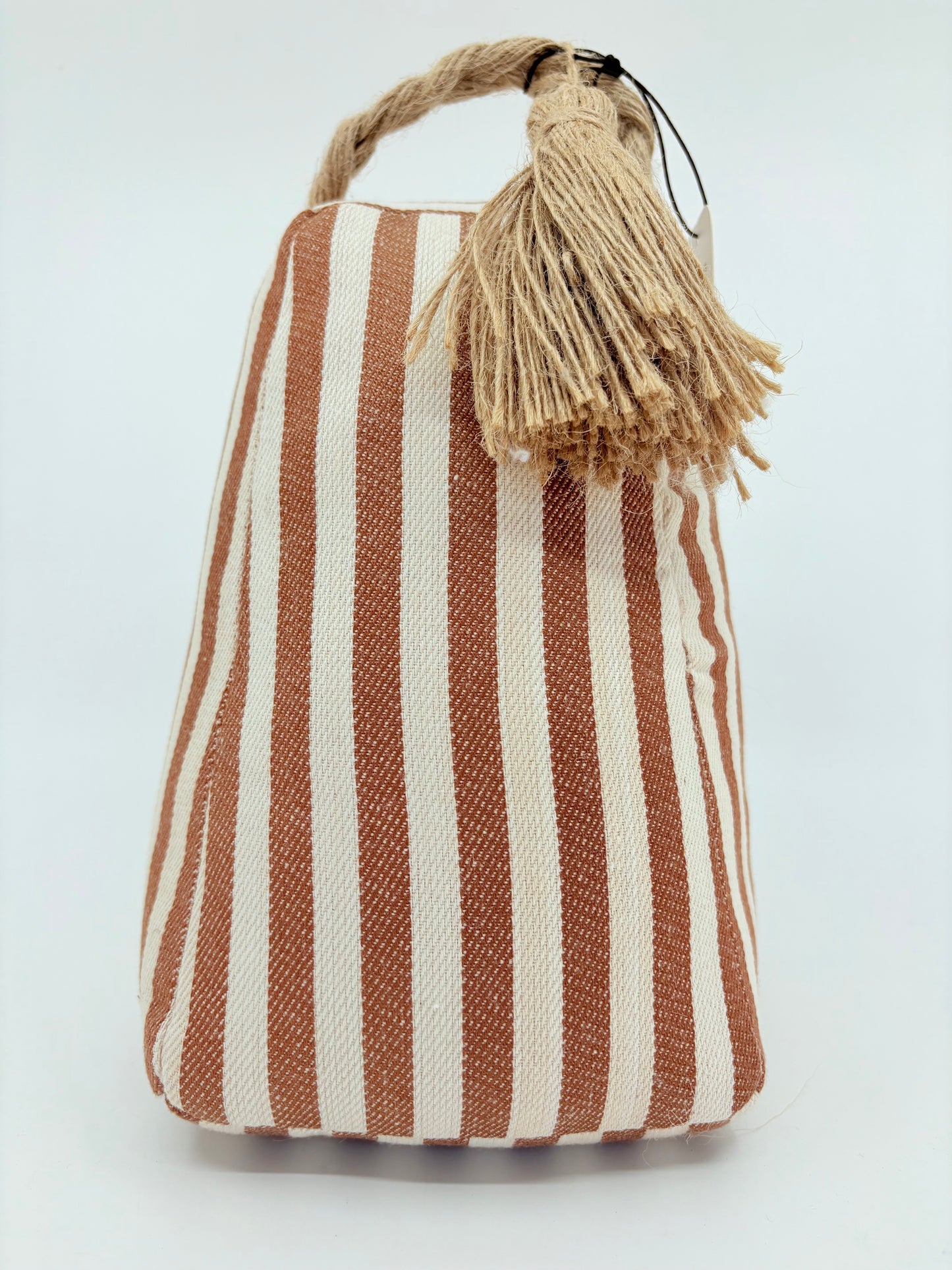 Coast To Coast Door Stop - Orange Pyjama Stripe - 21x14cm - 2kg