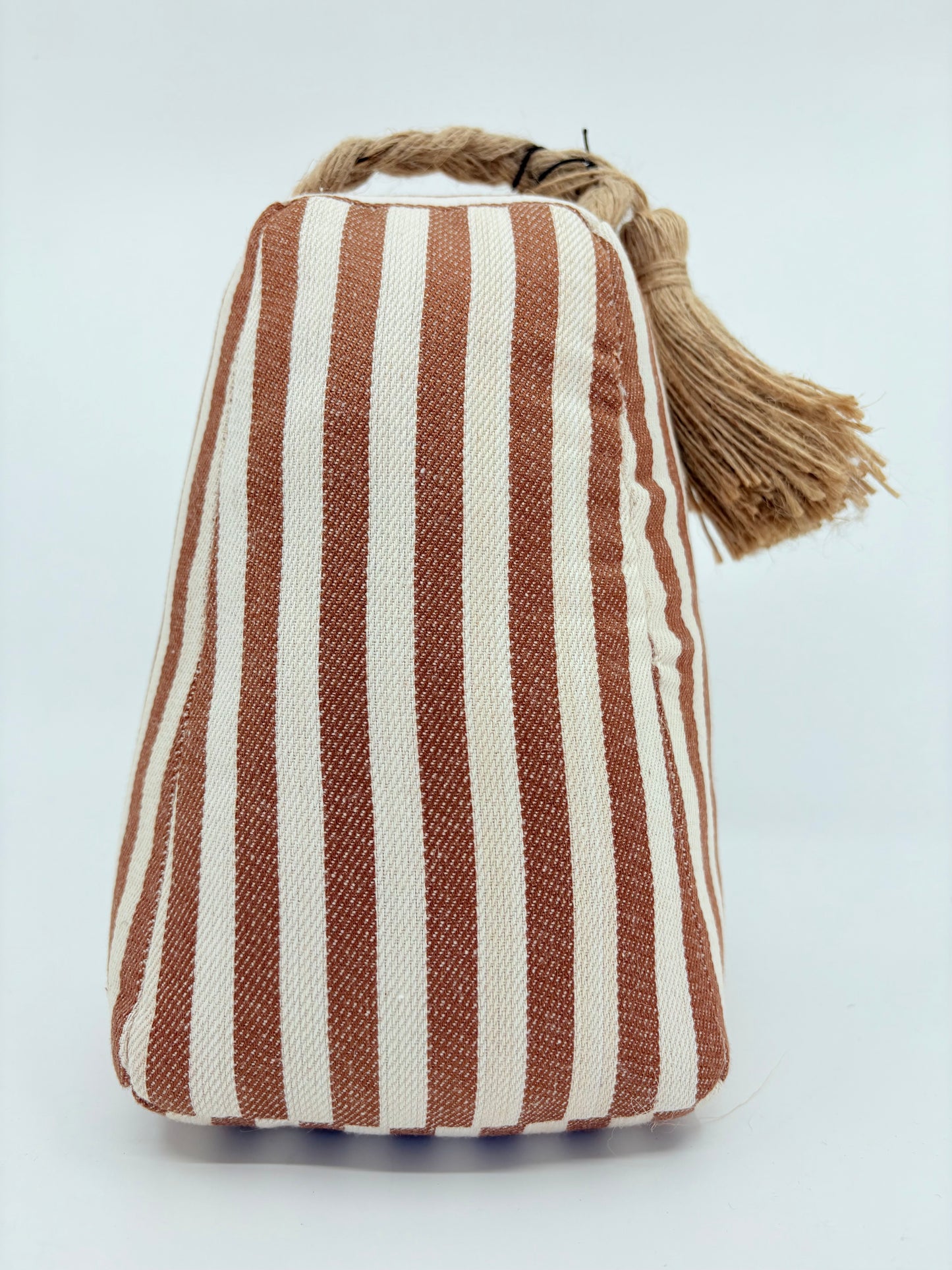 Coast To Coast Door Stop - Orange Pyjama Stripe - 21x14cm - 2kg