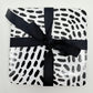 Finlayson Pikkuva Hard Corkback - Black and White - Set of 4