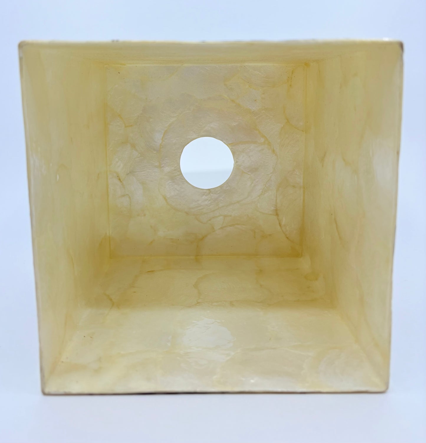 Edvin Plastic Square Tissue Box - 16x15x15cm