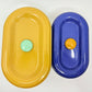 Lavida Tin Containers - Set of 2 - 25x16x14cm and 22x14x12cm