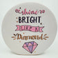 Landmark Concepts - Shine Bright Like a Diamond - Ceramic Coin Collection Container - 16x6cm
