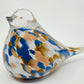 Coast to Coast Glass Bird - Multicolour - 15x7cm