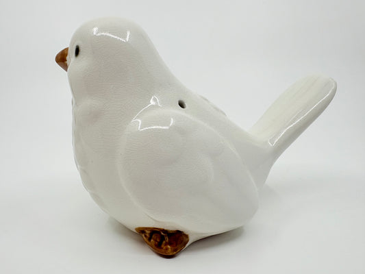 Get Posh White Ceramic Bird - 17x10cm