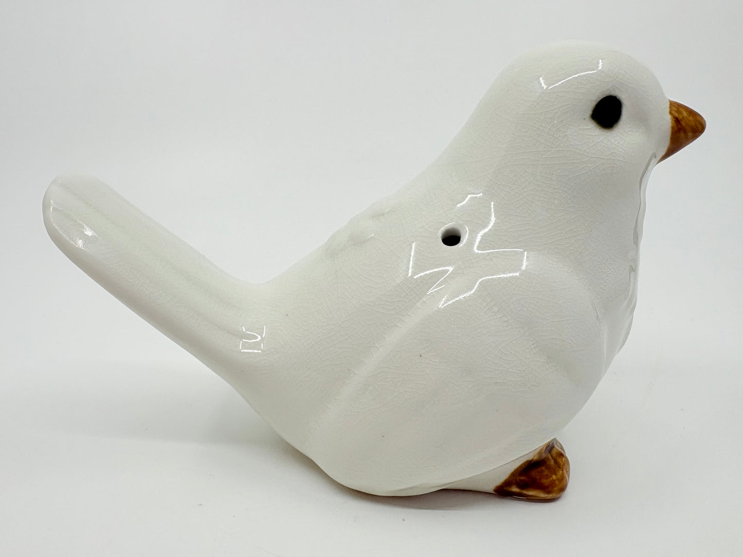 Get Posh White Ceramic Bird - 17x10cm