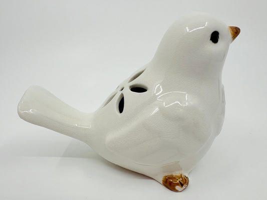 Get Posh White Ceramic Bird - 15x9cm