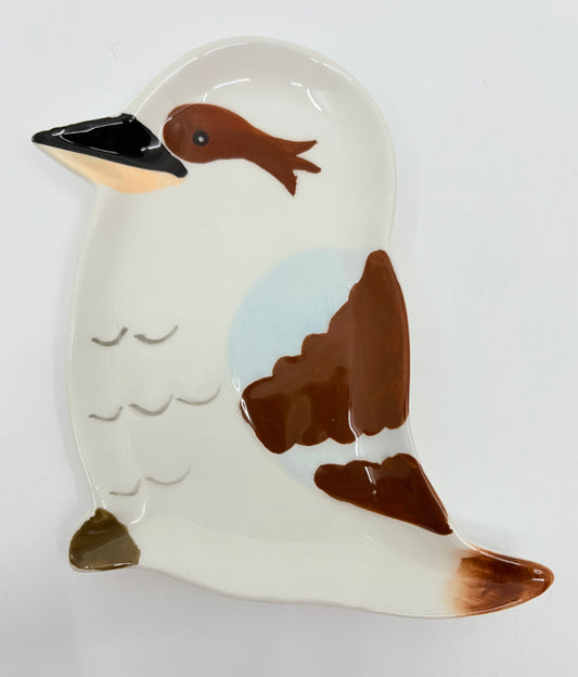 Aussie Mates Ceramic Kookaburra Trinket Dish - 16x13x2cm