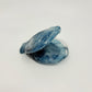 Blue Glass Clam - 15x2cm