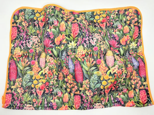 Blu Hen Micro Fibre Tea Towel - Australian Floral Natives - 70x50cm