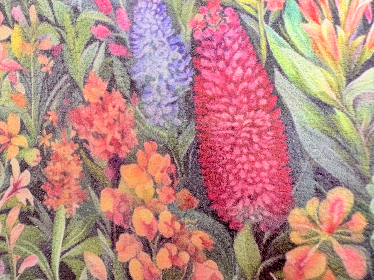 Blu Hen Micro Fibre Tea Towel - Australian Floral Natives - 70x50cm