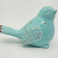 Sage Rustic Ceramic Bird - 15x8cm