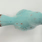 Sage Rustic Ceramic Bird - 15x8cm