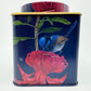 Australian Bird Tin Container - Blue Wren - 11x9x9cm