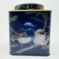 Australian Bird Tin Container - Blue Wren - 11x9x9cm