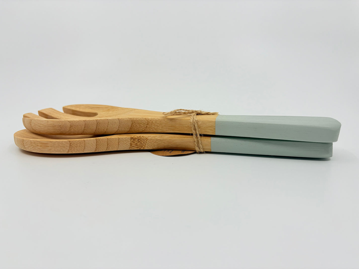 Casa Regalo Handcrafted Mango Salad Servers - 24x8cm