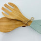 Casa Regalo Handcrafted Mango Salad Servers - 24x8cm