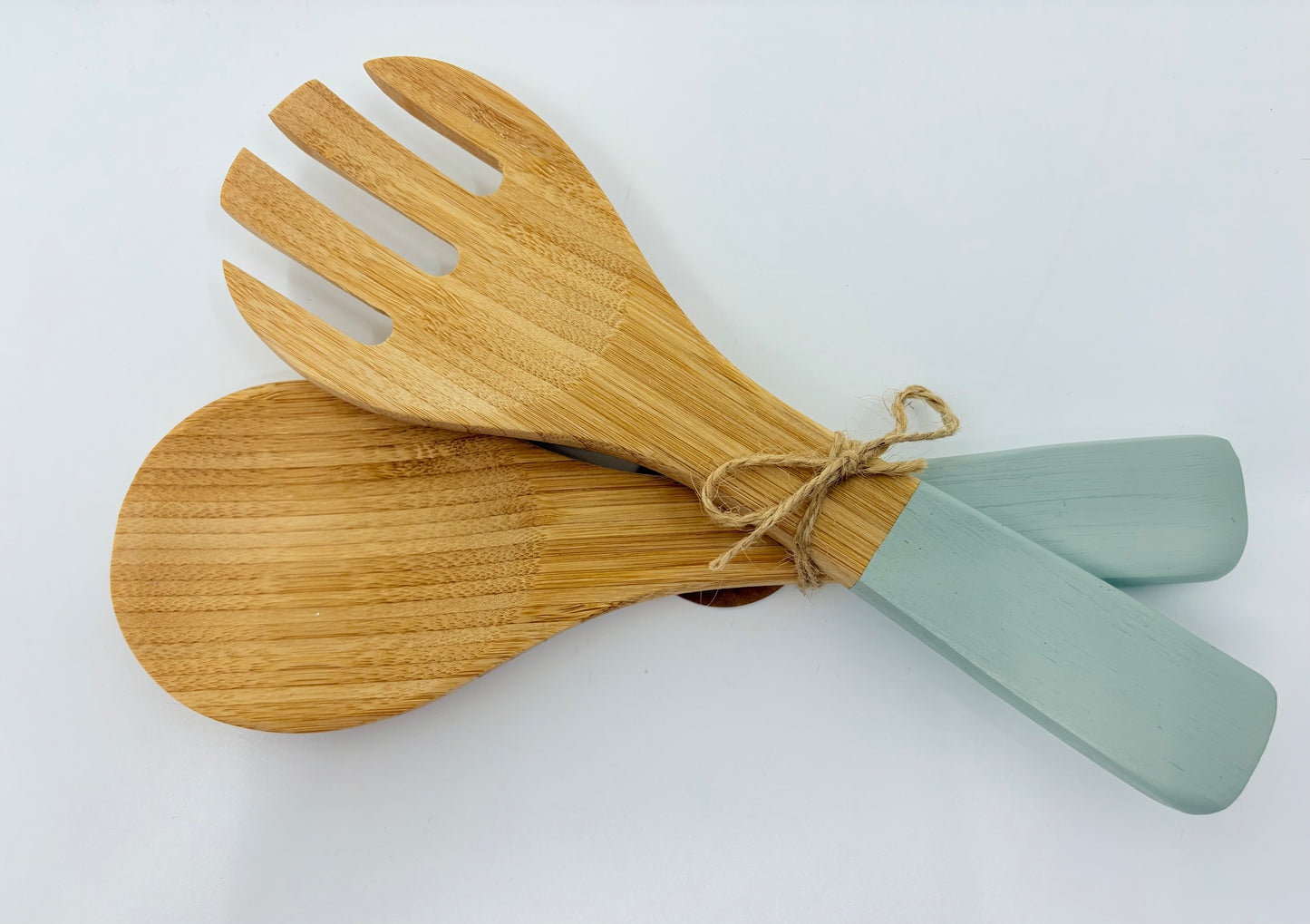 Casa Regalo Handcrafted Mango Salad Servers - 24x8cm