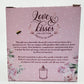 Pretty in Pink Love and Kisses Collection - Mum You are So Loved Vanilla Scented Glass Candle - Single wick 30 hour Burn - 215g