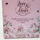 Pretty in Pink Love and Kisses Collection - Mum You are So Loved Vanilla Scented Glass Candle - Single wick 30 hour Burn - 215g