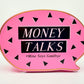 Sweet Tooth Money Talks Speech Bubble Ceramic Money Bank - Pink - 16x12x6cm